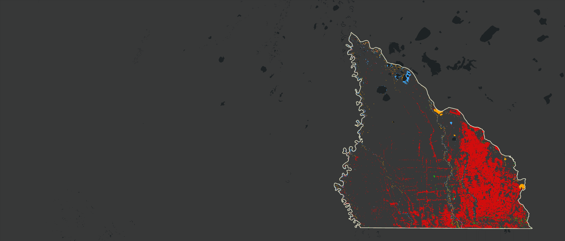 Mapa de portada de la Reserva El Choré