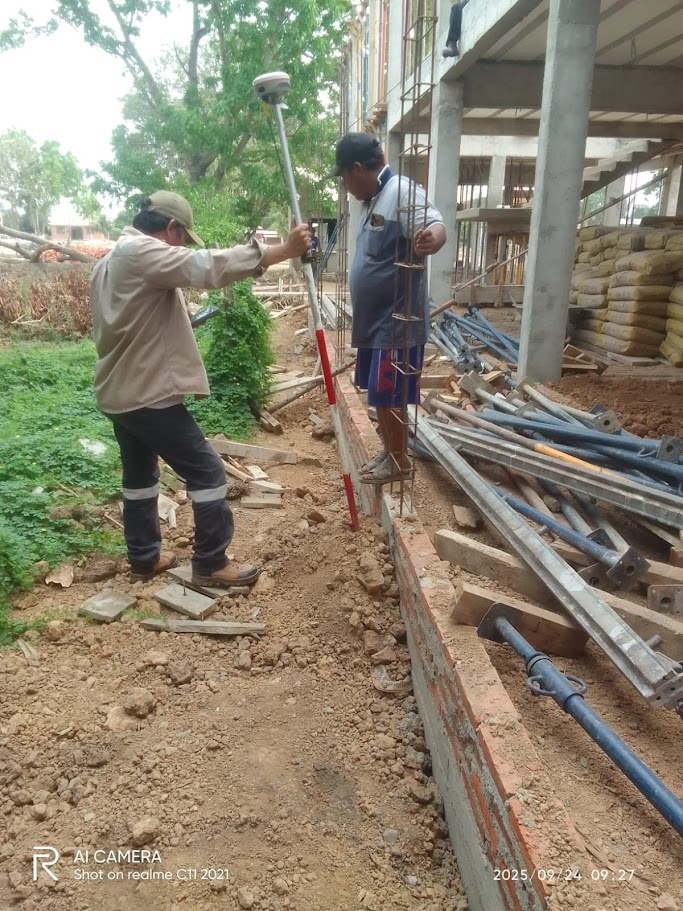 Levantamiento y control topográfico en obra